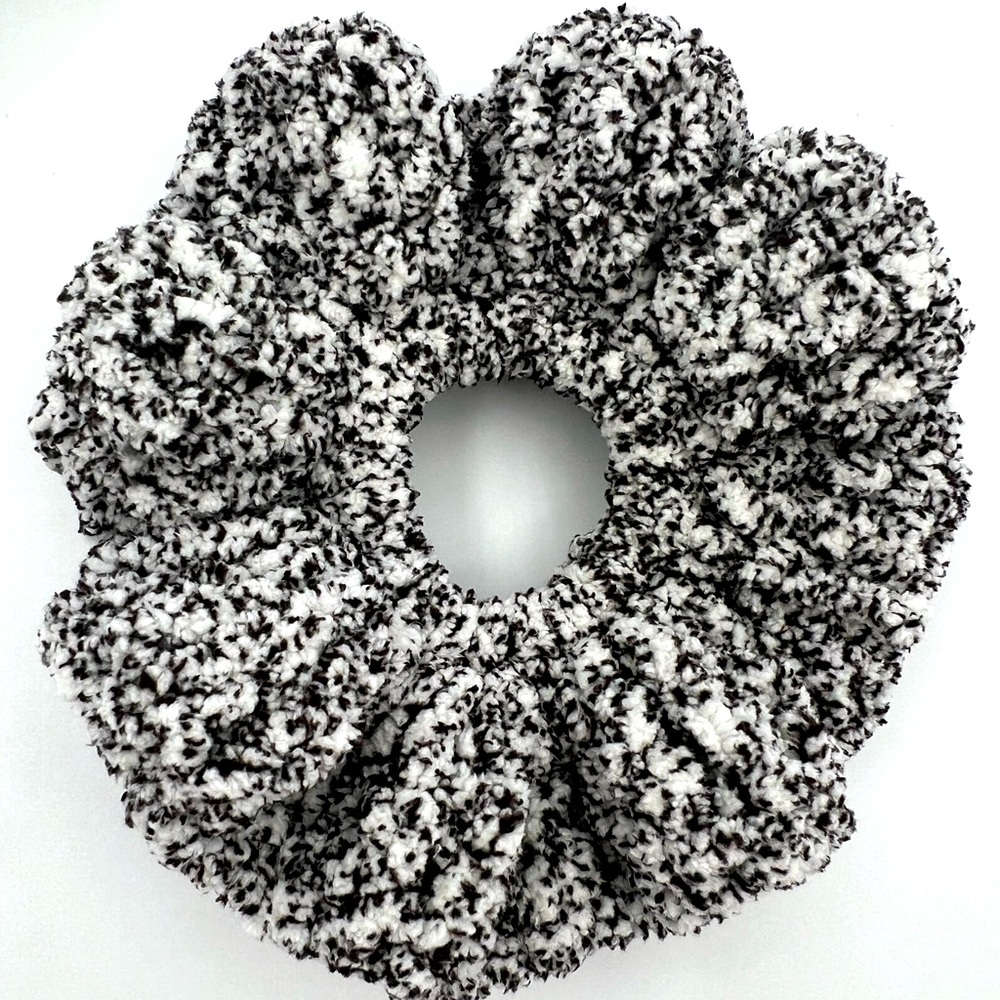 One 1 Crochet Scrunchie Hair Tie Handmade